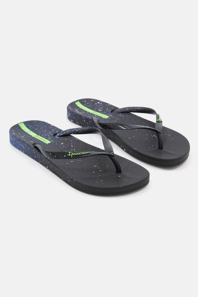 Ipanema Women Slip On Printed Slippers, Black - Image 1