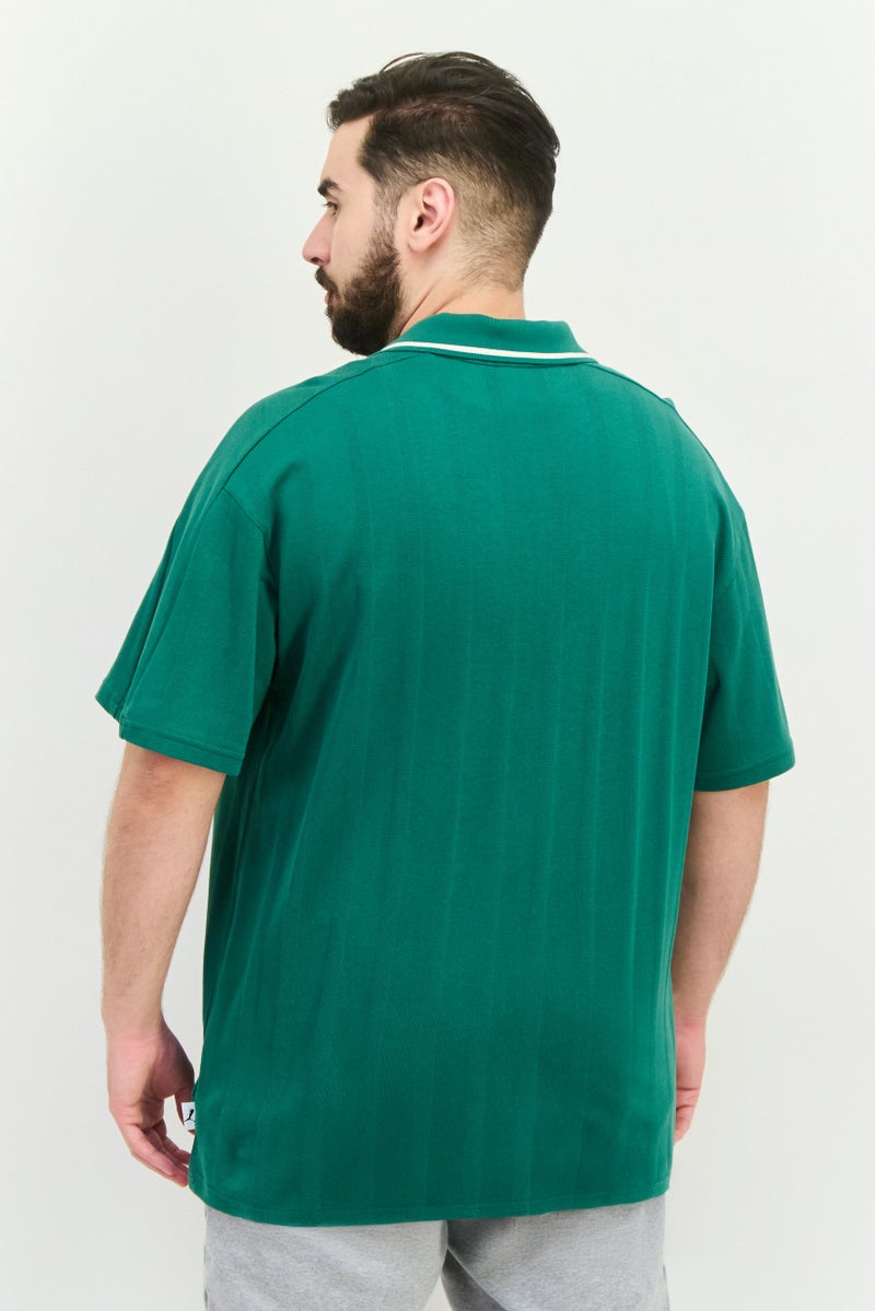 PUMA Puma x Select Men Sportswear Fit Short Sleeves Outdoor Polo Shirt, Green  - Image 4