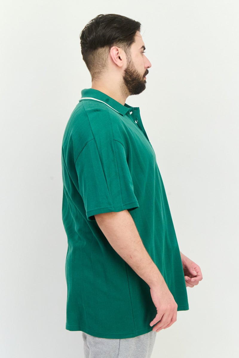 Puma x Select Men Sportswear Fit Short Sleeves Outdoor Polo Shirt, Green - Image 2