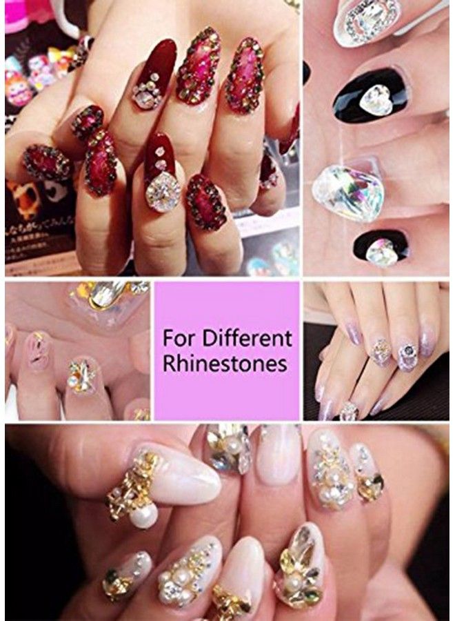 Minejin Nail Art Rhinestone Glue Gem Super Sticky Jewelry 8Ml Gel Diamond Polish Decoration With Pen Tools Uv Light Cured Needed 2Box - Image 3