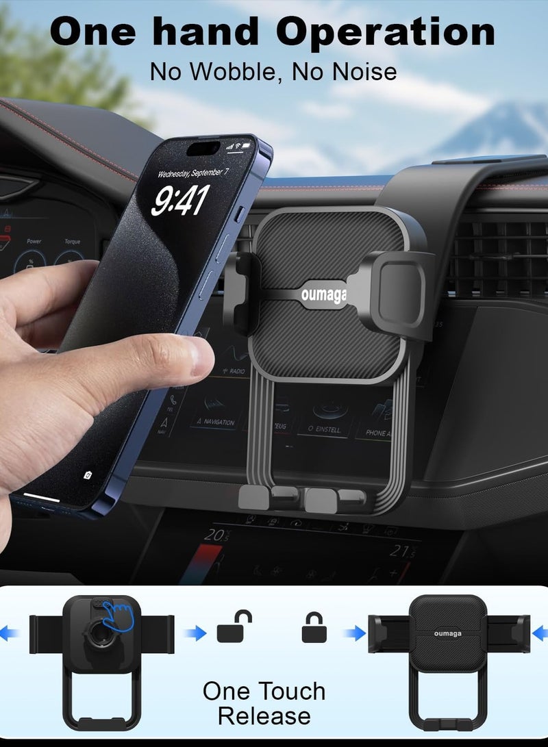 Car Phone Holder, Universal Car Mount Dashboard & Windshield Suction Cup Phone Holder, Car Phone Mount, and Bendable Memory Titanium Alloy, for iPhone & Android Smartphone - Image 3