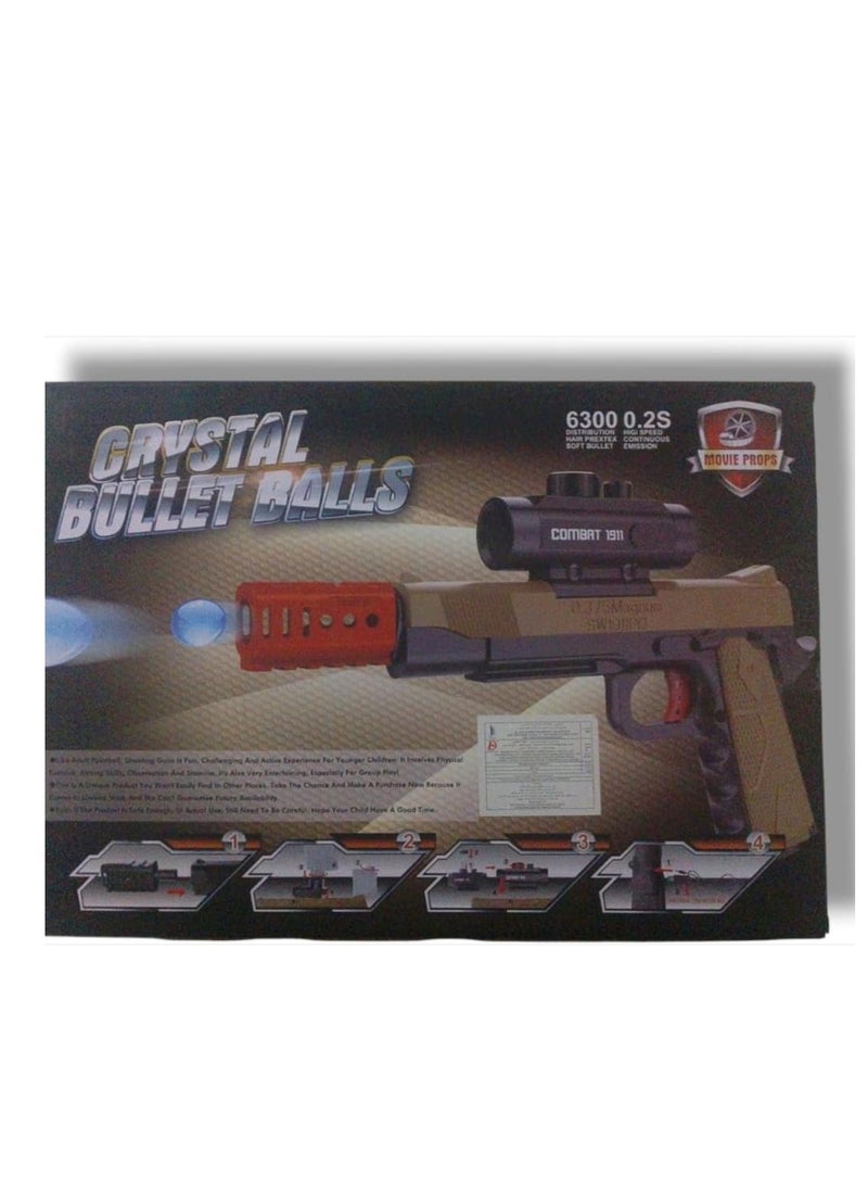 Combat MK3 Crystal Bullet Ball Toy Gun, Graffiti Design