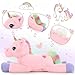 Tezituor 32in Giant Unicorn Plush ToysCute Rainbow Pink Unicorn Stuffed AnimalsUnicorn Birthday Decorations for GirlsBig Unicorns Gifts for Children - Image 4