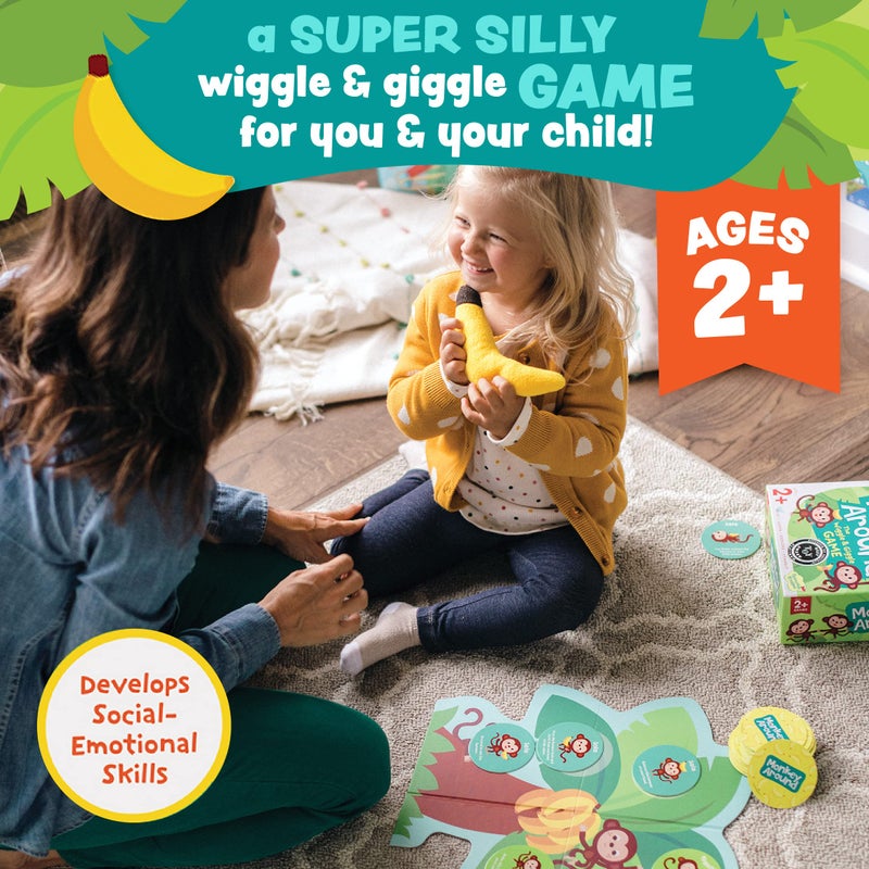 Peaceable Kingdom Monkey Around First Game for Toddlers Interactive play with Parent Ages 2+ - Image 2
