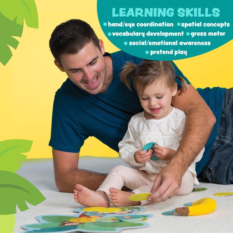 Peaceable Kingdom Monkey Around First Game for Toddlers Interactive play with Parent Ages 2+ - Image 5