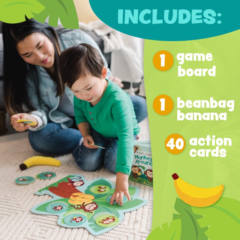 Peaceable Kingdom Monkey Around First Game for Toddlers Interactive play with Parent Ages 2+ - Image 4