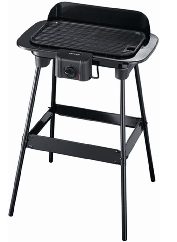 Severin Electric barbecue grill with stand 1600w pg 8522 black - Image 1