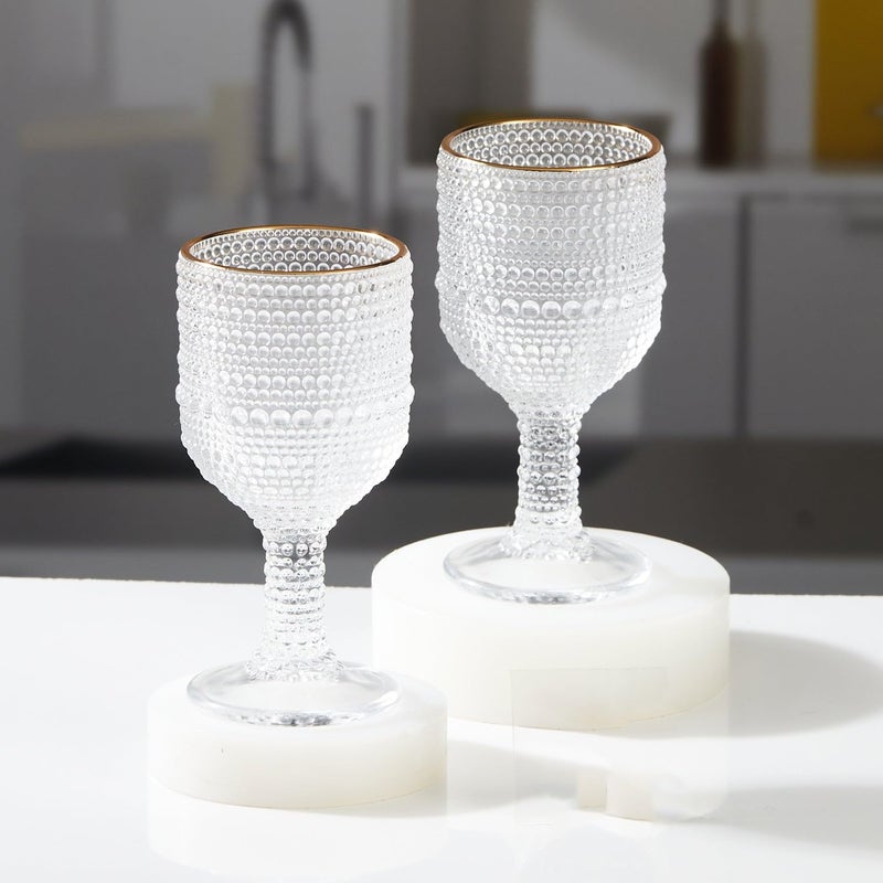 SASASA Crystal Glassware Wine Glass for Drinking Sparkling White Wine Red Wines Champagne Cocktails Transparent Set of 2 50ml 11645 - Image 1