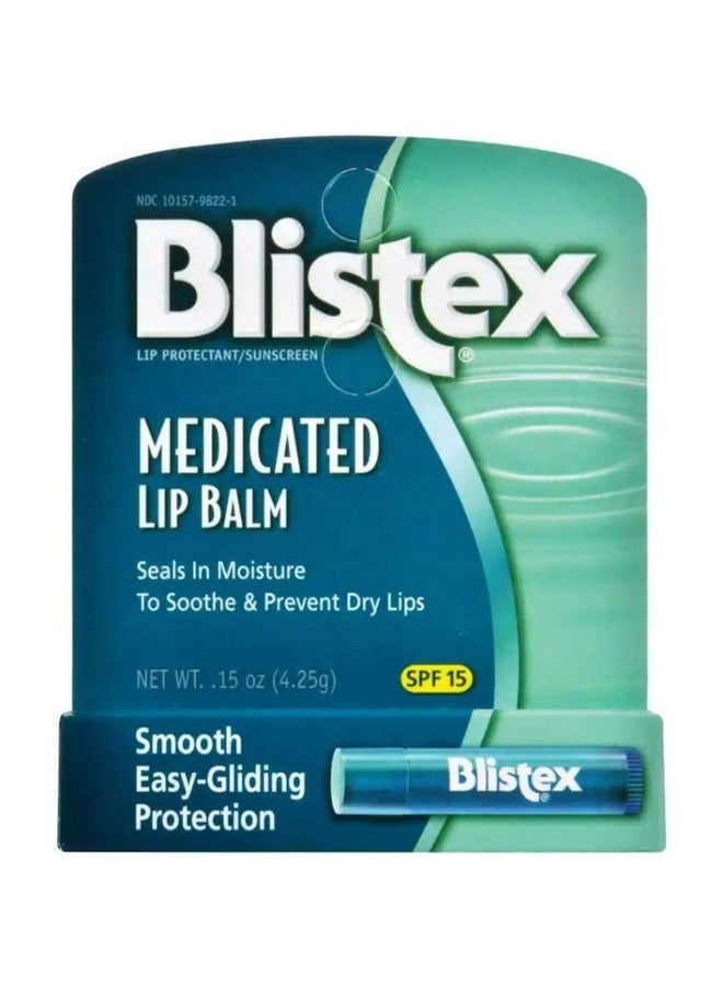 Blistex Medicated Lip Balm, Spf 15.15 Oz - Buy Packs And Save (Pack Of 3) - Image 1