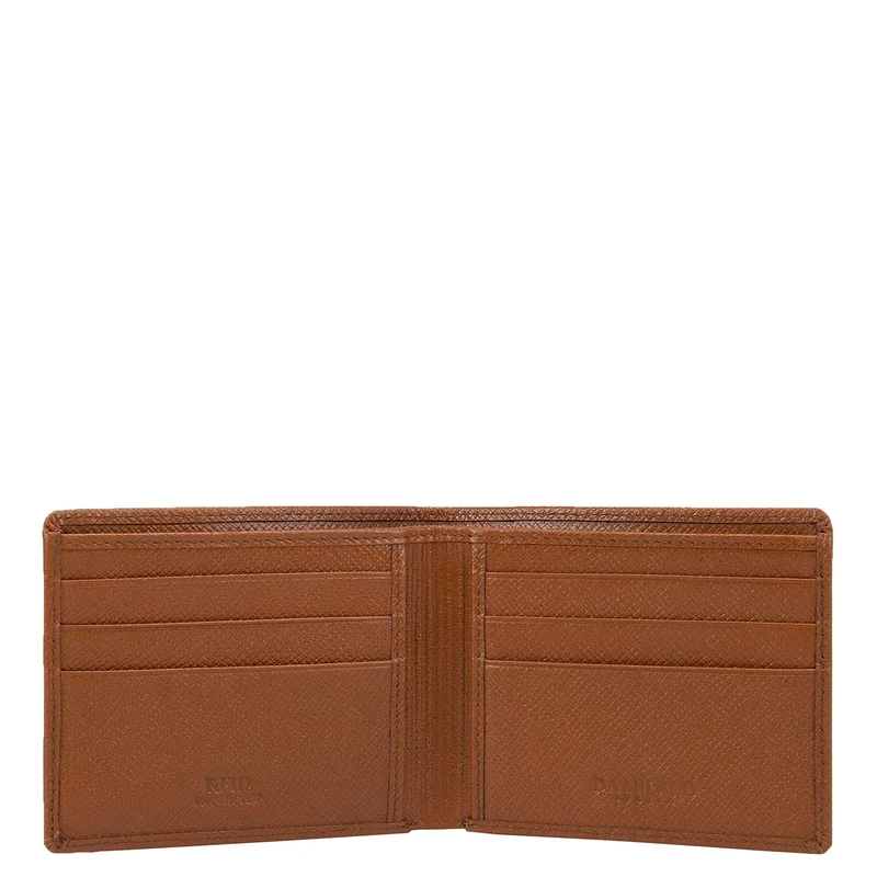 دا ميلانو Franzy Leather Mens Wallet - Cognac