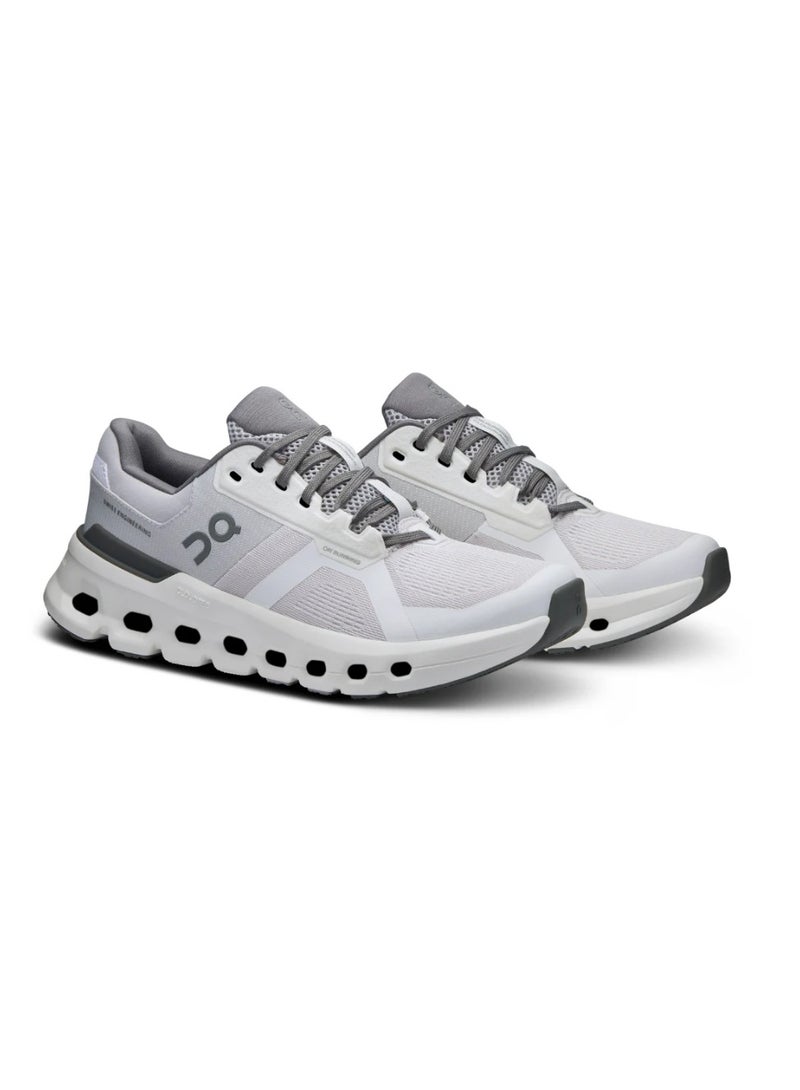 On Cloudrunner 2 Lightweight Running Sneakers – Frost & White Mix - Image 2