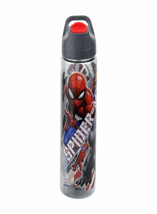 SKi Homeware SKI GLIDE Sipper Water Bottle 800 ML, for School, Sports, Trek, Travel | Teens and Kids | 800 ML, Leakproof, Light Weight, Pop-up Sipper with Handle| Character Merchandise | Spiderman - Image 1