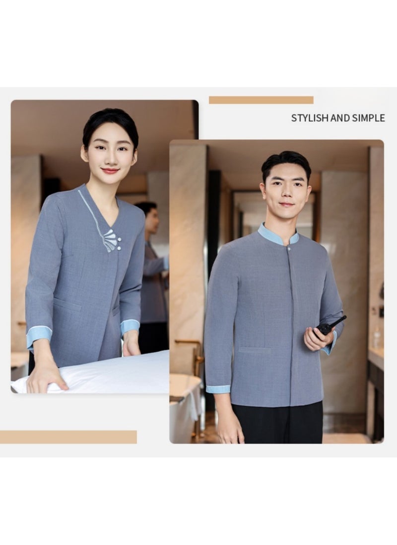 KUYING New Summer Cleaner Work Clothes  - Image 3