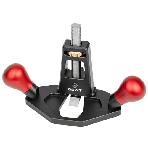DDWT Router Plane Handheld Woodworking Tool Quick Adjust Depth with Depth Stop for Tuning Joinery Cutting Dados Grooves Mortise - Image 1