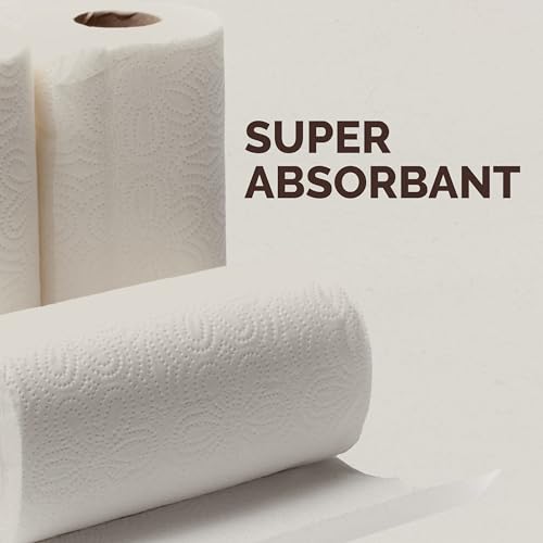 Origami Good Karma 2 Ply 2 in 1 Kitchen Tissue Paper Roll | Unbleached, Biodegradable & Super Absorbent for Spotless Cleaning | Ideal for Multi Purpose Use Pack of 3 (75 Pulls Per Roll, 450 Sheets) - Image 4