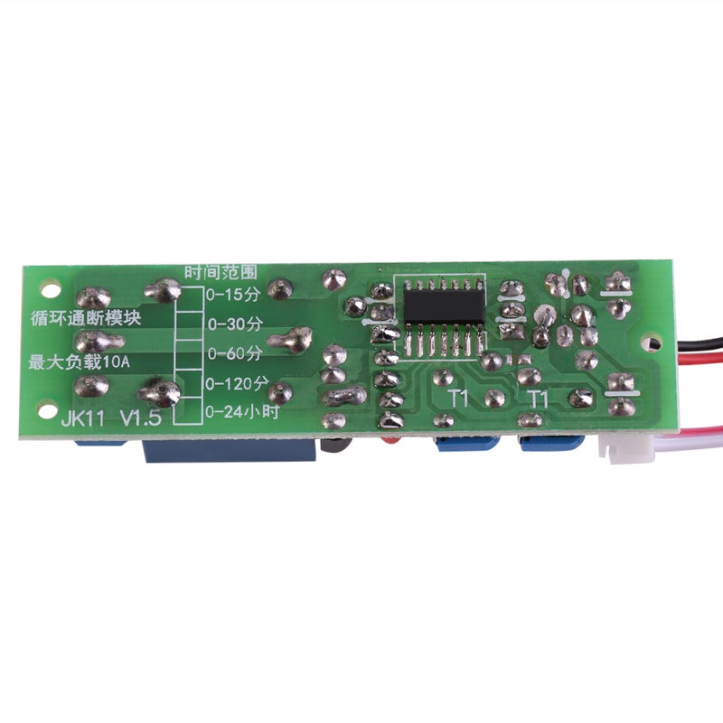 سونجلي وحدة تعليق الوقت العكسي (Timer Relay Module): 70*20 مم، عالية الدقة، 2 أوضاع قابل للتعديل - نطاق وقت قابل للتعديل واسع، سعة تحمل 10 أمبير لأجهزة تعمل بالوقت العكسي، دوائر اختبار الآلات، مضخات الأحواض السمكية - Image 2
