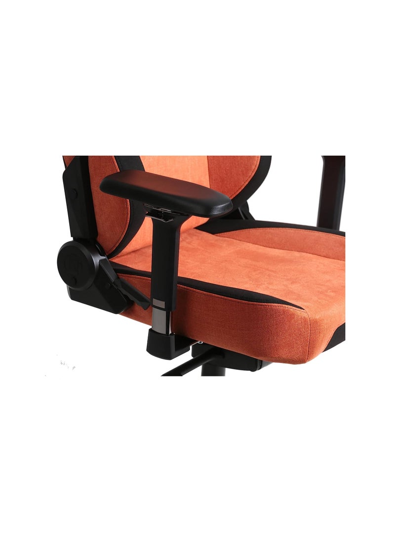 NAVODESK - APEX Chair Premium Ergonomic Soft Fabric Gaming Chair with Memory Foam Pillows Magnetic Headrest and Integrated Lumbar Support By Navodesk Coral Red - Image 1