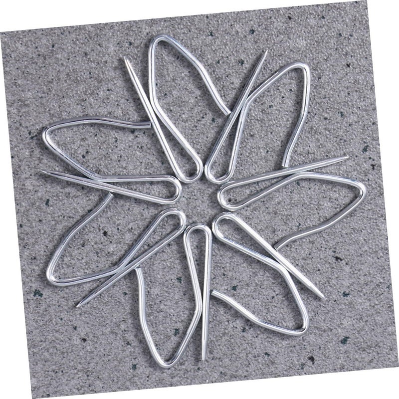 100 Pcs Heavy Duty Curved Metal Hooks For Window Door And Shower Curtains Rust Resistant Easy Install - Image 5