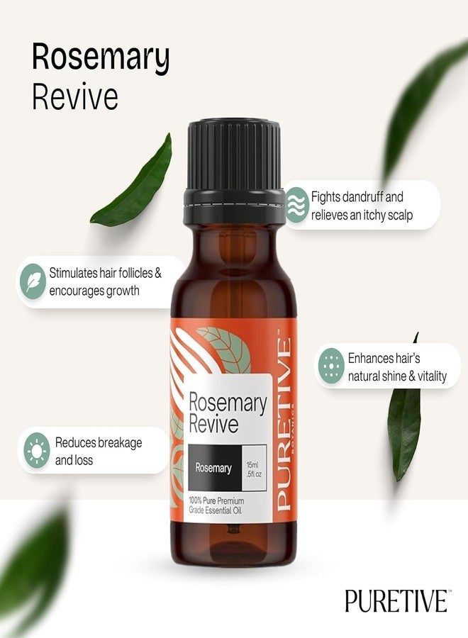 PURETIVE Pure Wellness Kit | 100% Pure Essential Oil | Lavender Fields for Stress Relief | Good Sleep for Natural Sleep | Rosemary Revive for Hair Growth | Set of 3 - Image 3