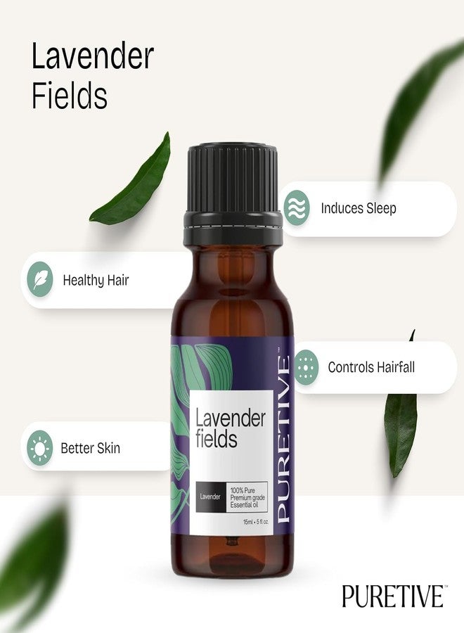 PURETIVE Pure Wellness Kit | 100% Pure Essential Oil | Lavender Fields for Stress Relief | Good Sleep for Natural Sleep | Rosemary Revive for Hair Growth | Set of 3 - Image 5