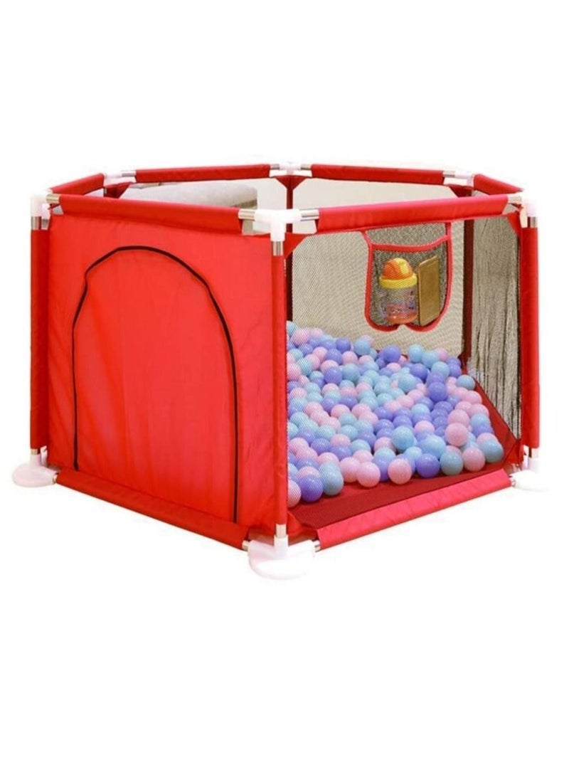 DubaiGallery Baby Playpen, Large Baby Playard, Playpen for Babies with Gate Indoor & Outdoor Kids Activity Center, Sturdy Safety Play Yard with Soft Breathable Mesh  - Image 5
