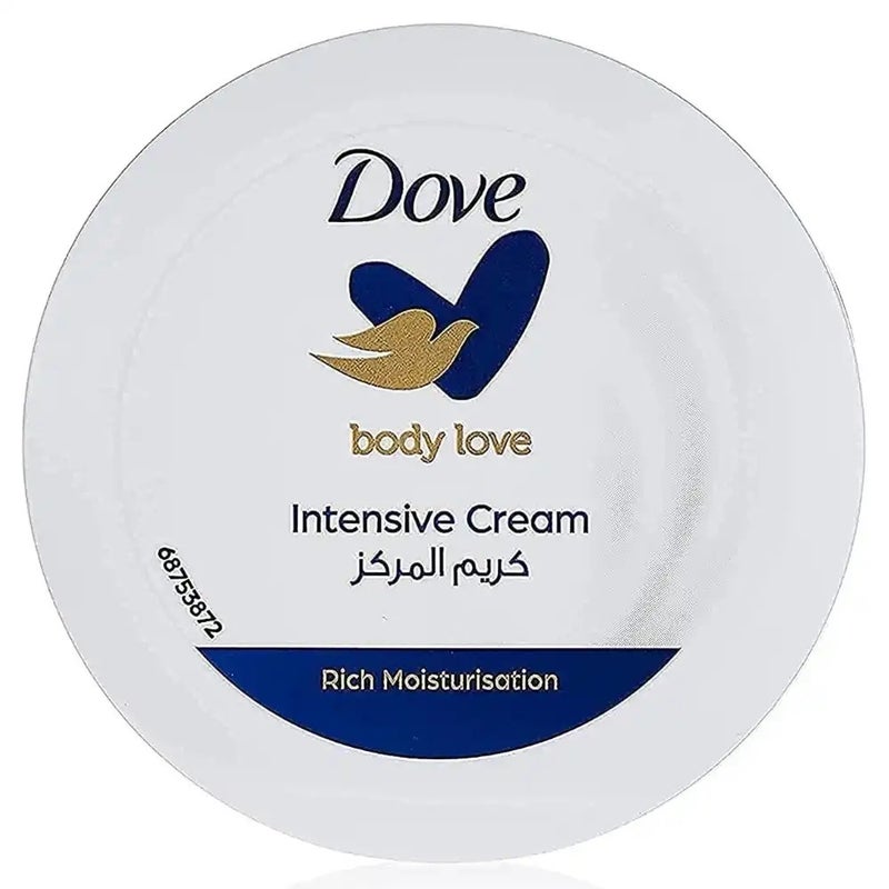 Dove Body Love Rich Nourishment Moisturising Intensive Cream for face hands and body - 250ml - Image 1