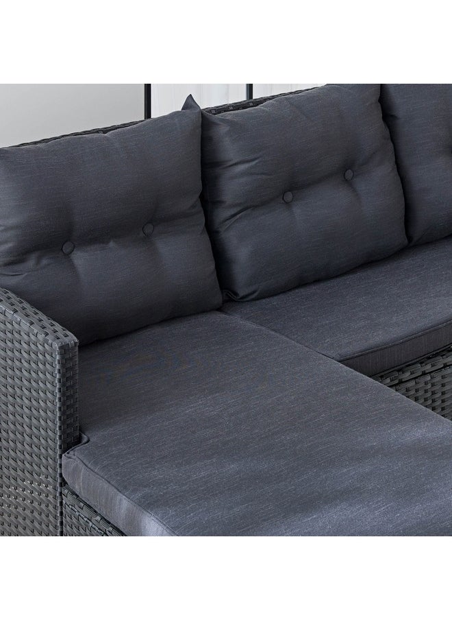 Home Box - Enzo 3-Piece Outdoor Corner and Coffee Table Set with Cushions 67 x 76 x 176 cm - Image 1