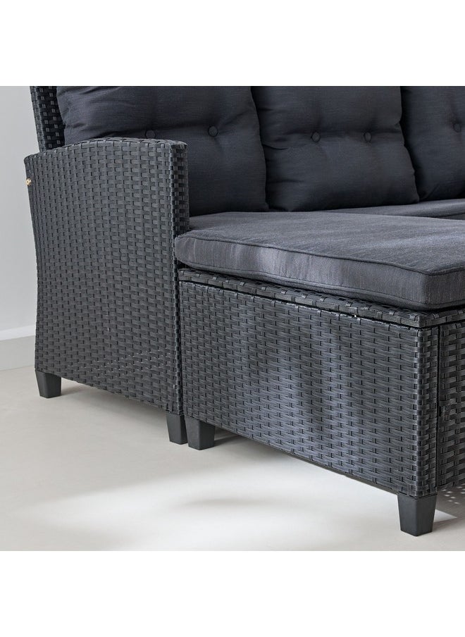 Home Box - Enzo 3-Piece Outdoor Corner and Coffee Table Set with Cushions 67 x 76 x 176 cm - Image 1