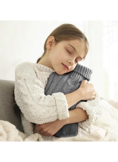 HOFEESEA Hot Water Bottle with Knitted Cover 2L Hot Water Bag for Hot and Cold Compress Hand Feet Warmer Ideal for Menstrual Cramps Neck and Shoulder Pain Relief  - Image 4