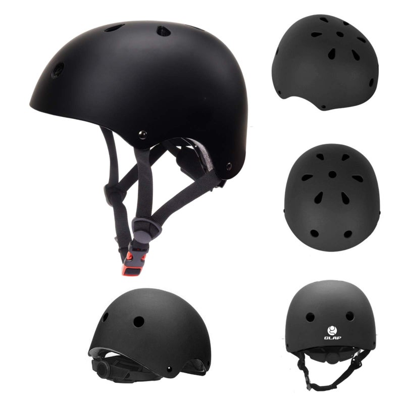 Glaf Toddler Helmet 2-4 Years Kids Bike Helmets For 2-8 Years Old Baby Girls Boys Multi-Sport Helmet Adjustable Skateboard Bicycle Helmet Lightweight 2 Sizes For Toddler To Youth (Black  Small) - Image 5