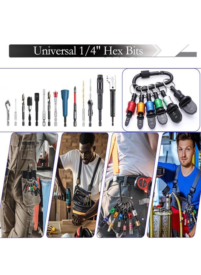 TeegRoow 13 Pcs Swaging Tool HVAC Repairing Set with Bit Holder, Air Conditioner Copper Tube Expander Swage Tool Drill Bit, AC Pipe Flaring Tool (1/4" to 7/8") - Swedge Tool HVAC Kit for Repair & Install - Image 5