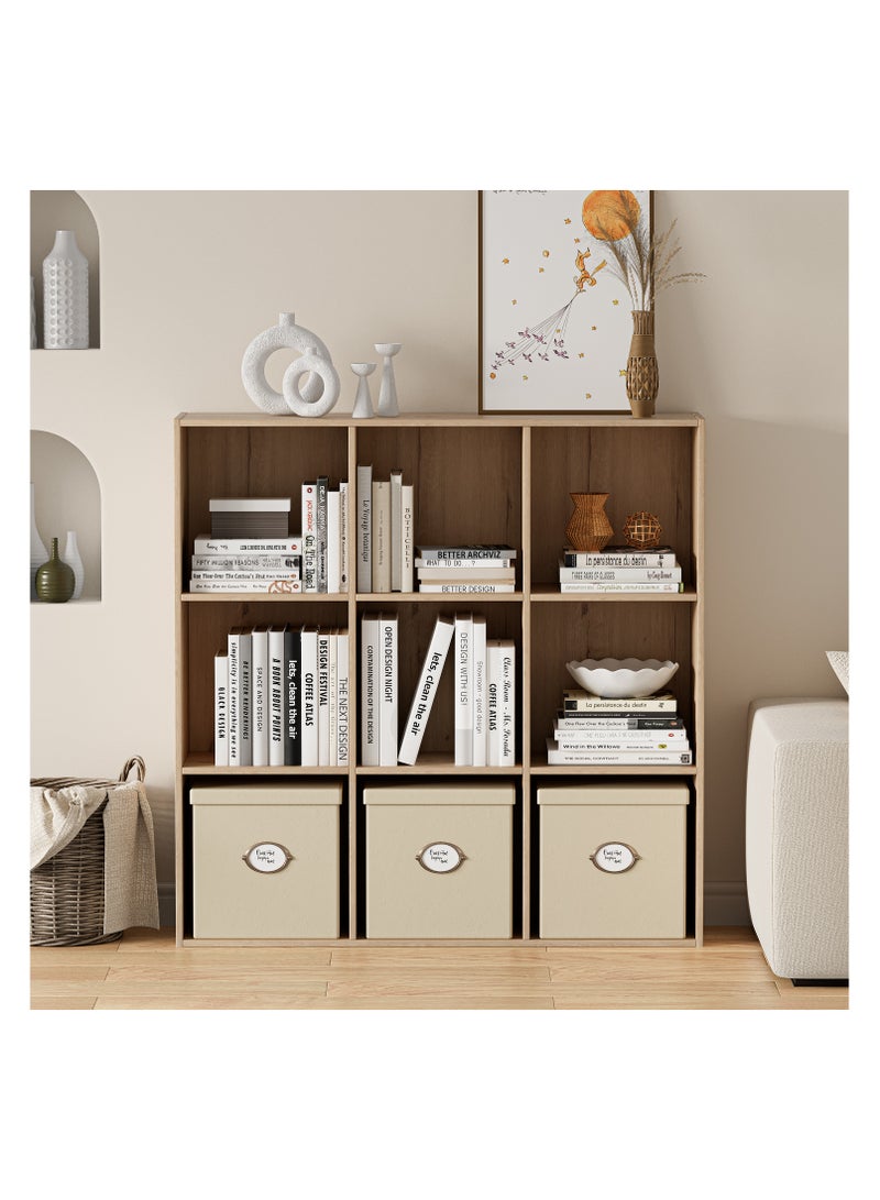 Chogori Wooden Cube Storage Organizer with Closed Back Panel, 11in Cube Shelf Opening, Bookshelf, Display Shelf,Closet Cabinet for Home and Office - Image 2