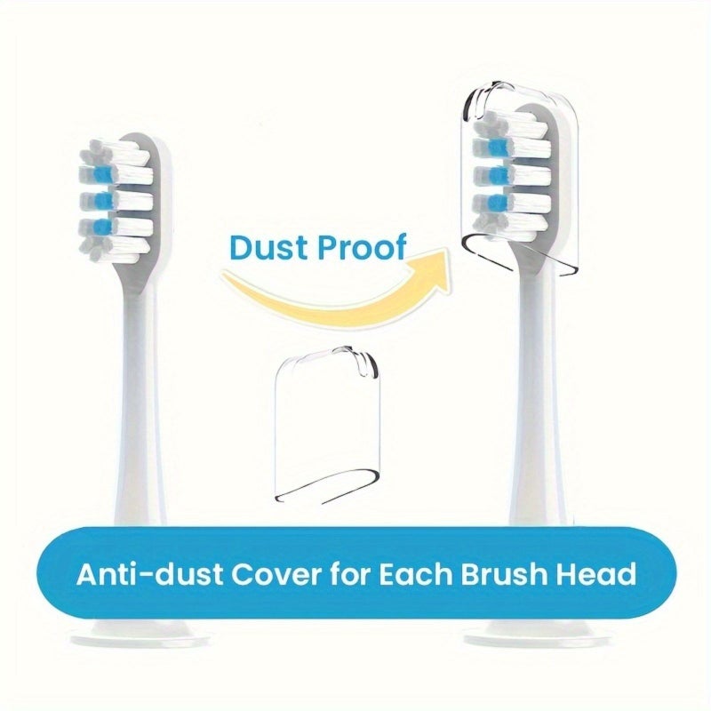 Pink 8Pcs Soft Bristle Toothbrush Heads For Electric Toothbrush Replace - Image 5