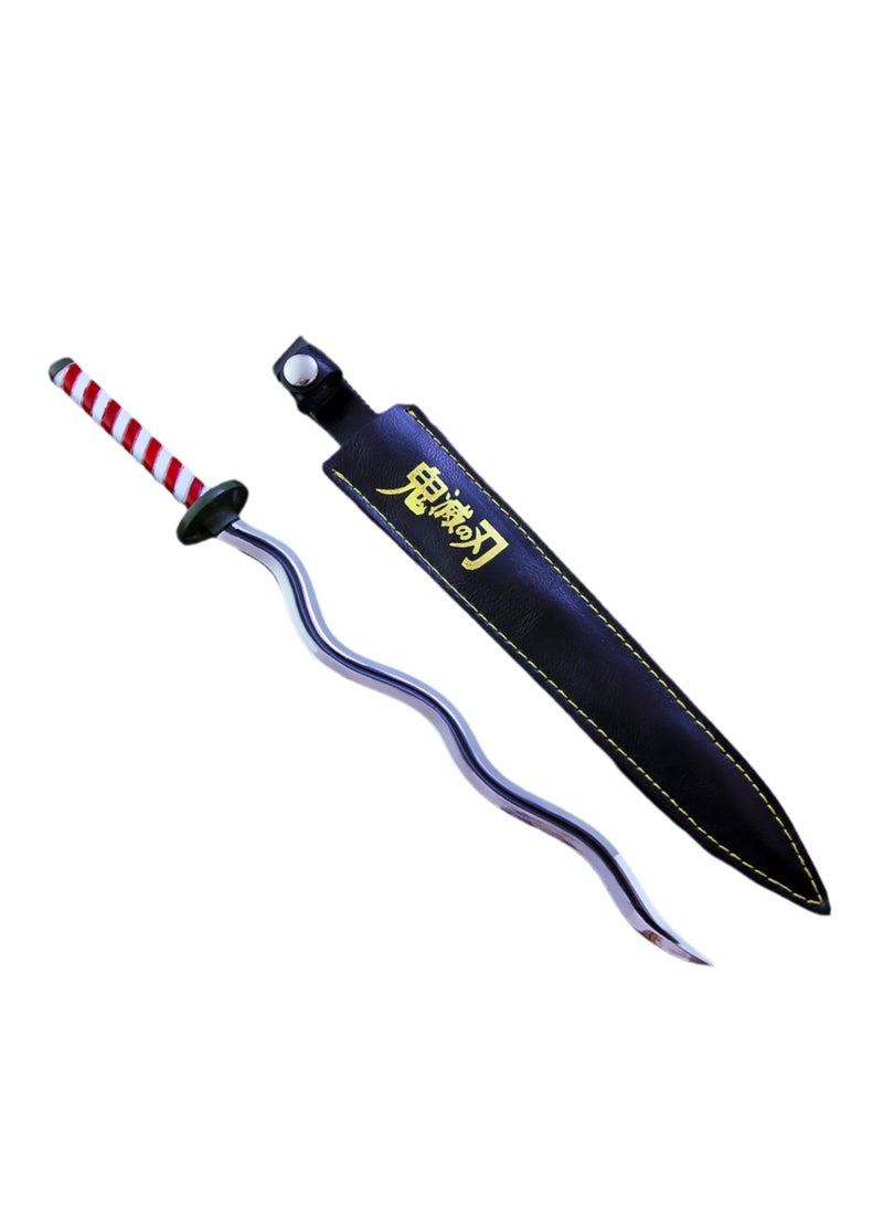 لعبة نموذج سيف نيشيرين من أنمي قاتل الشياطين مقاس 26 سم مع غمد وإكسسوارات أزياء - Image 1