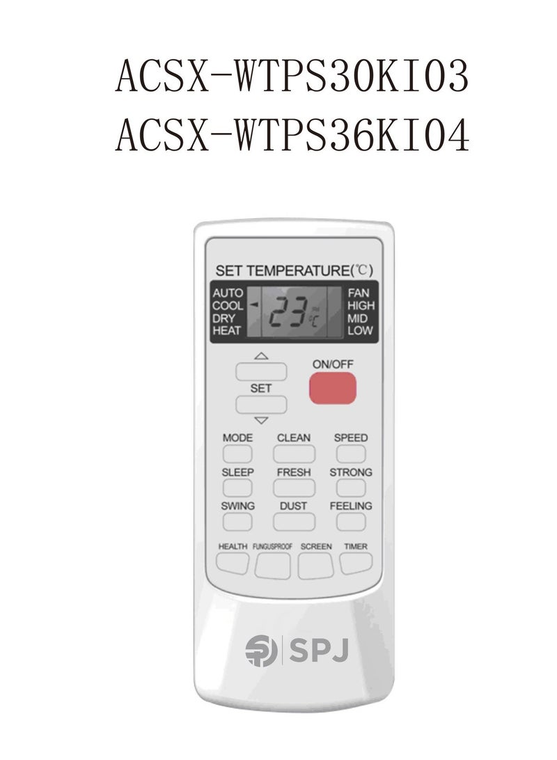 SPJ 2.5 Ton Split Air Conditioner (30000 BTU), Rotary Compressor, Golden Fin, R410A Refrigerant, Low Noise Fast Cooling AC – White - Image 5