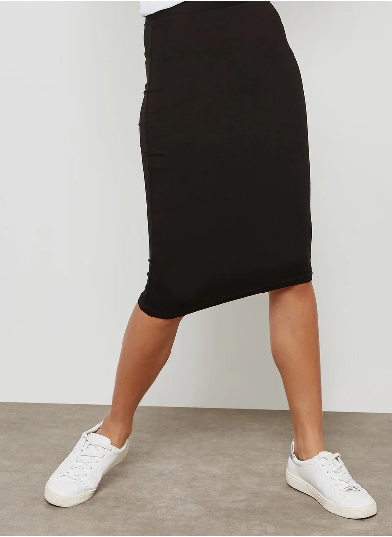 Ginger Basics Tube Midi Skirt