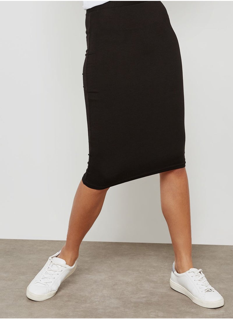 Ginger Basics - Tube Midi Skirt - Image 1