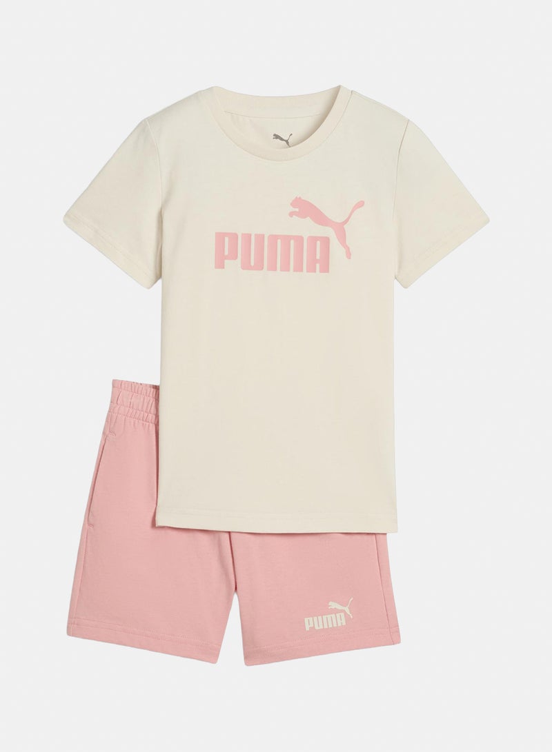 PUMA Ess No.1 Logo Tee And Shorts Set Ps - Image 1