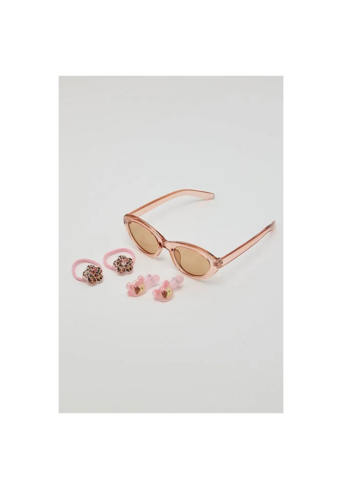 Sunglasses & Hair Accessories Set