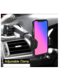 Yesido YESIDO C66 Bike Bicycle Motorcycle Mobile Phone Holder Mount Universal 360 Degree Adjustable Rotation Compatible with iPhone  - Image 3
