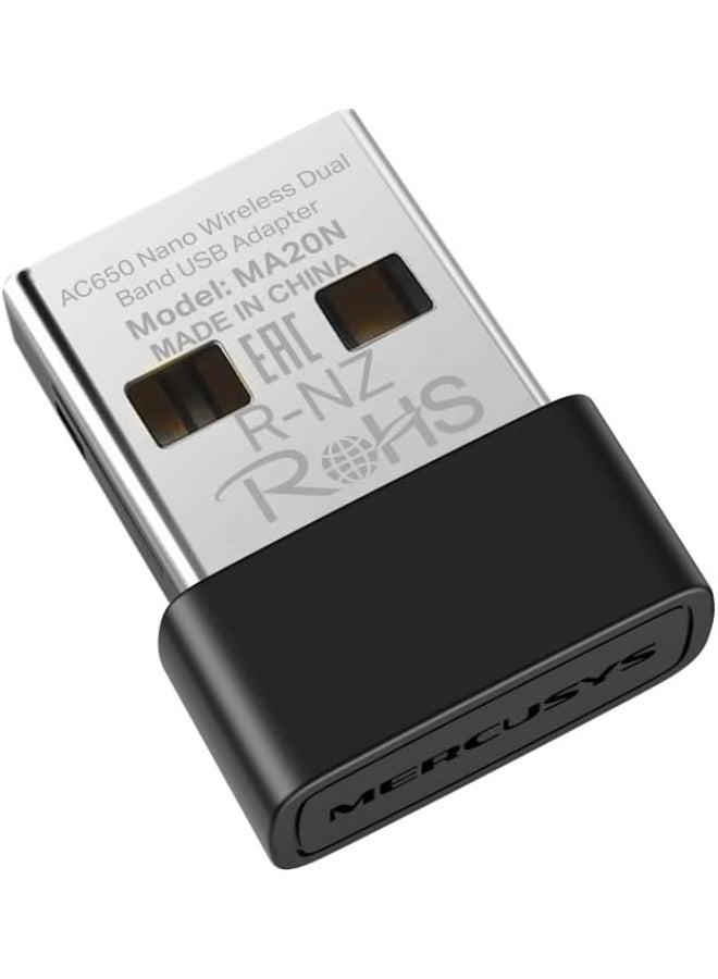 ميركوسيس محول USB واي فاي نانو AC650 - Image 2