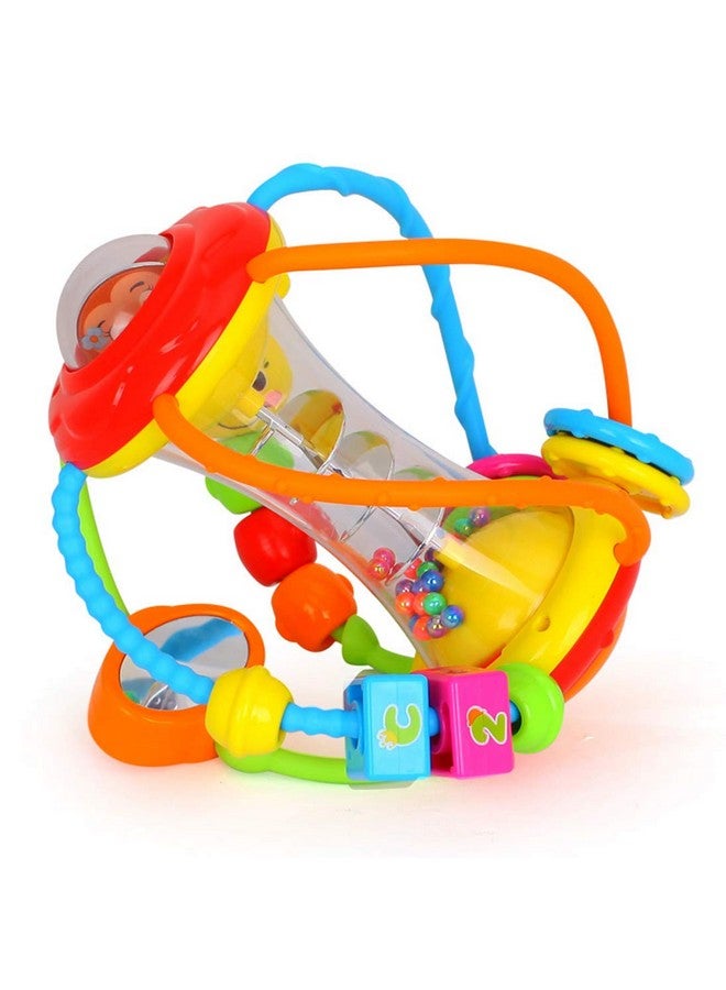 HOLA ألعاب هولا للأطفال 0-6-12 شهرًا، ألعاب رنين الأطفال، كرة النشاط، ألعاب الرضع 6 أشهر، ألعاب الأطفال 3-6 أشهر، ألعاب السفر الهزازة، حشوات سلة عيد الفصح - Image 2
