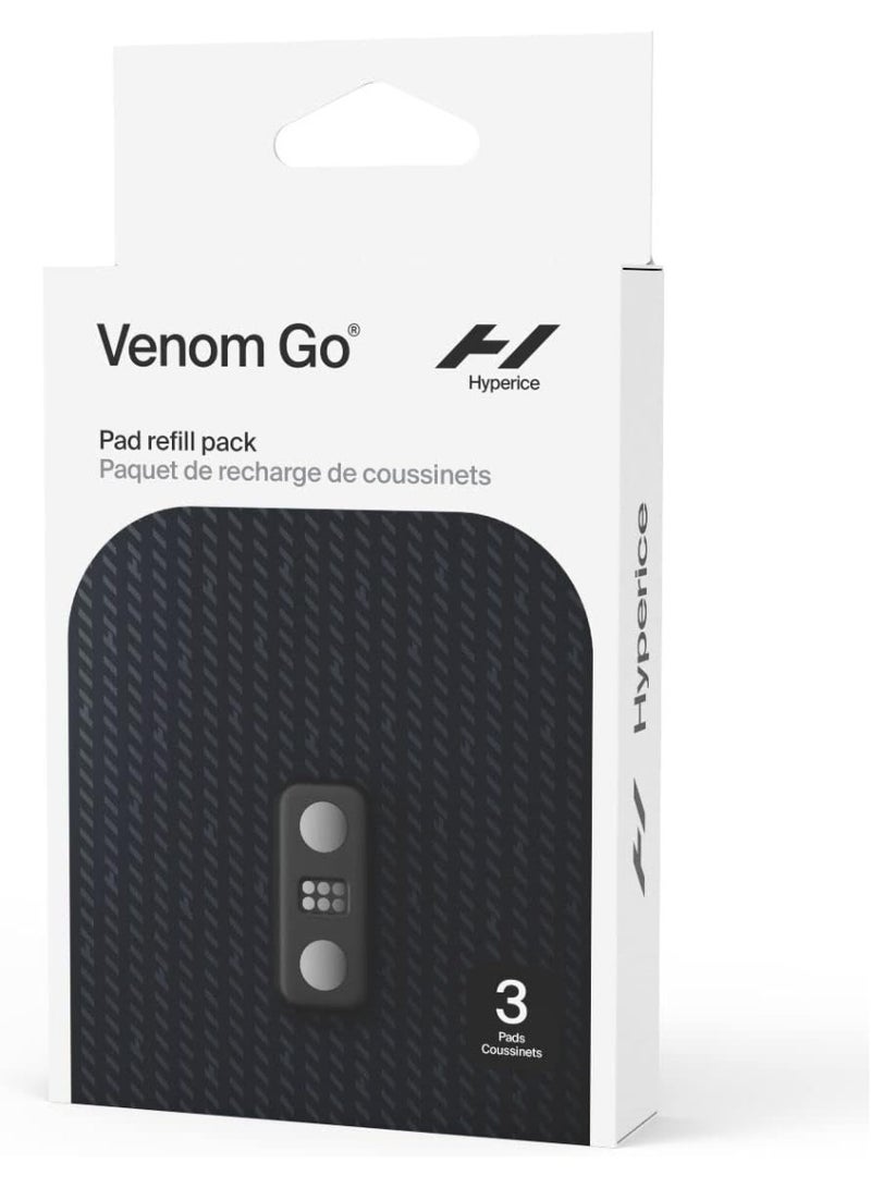 HYPERICE Venom Go Pads - Refill Pack of 3 - FSA and HSA Eligible  - Image 2