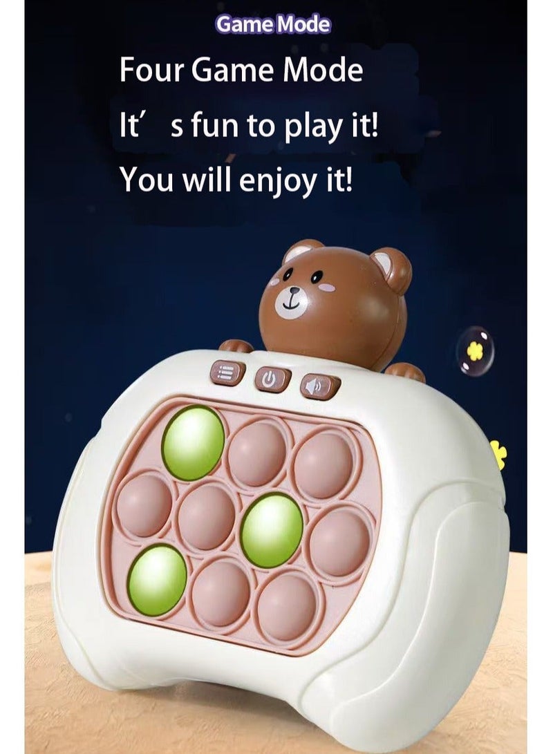 Electronic Quick Push Light Up Pop Game, Pop it game, Fidget Toys for Adults and Kids with Puzzle Game Machine Push Pop Bubble Fidget Sensory Toy Birthday Gifts - Image 4