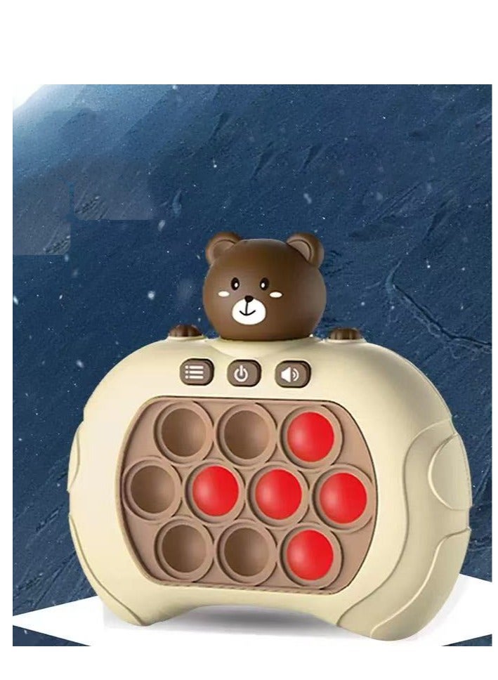 Electronic Quick Push Light Up Pop Game, Pop it game, Fidget Toys for Adults and Kids with Puzzle Game Machine Push Pop Bubble Fidget Sensory Toy Birthday Gifts - Image 2