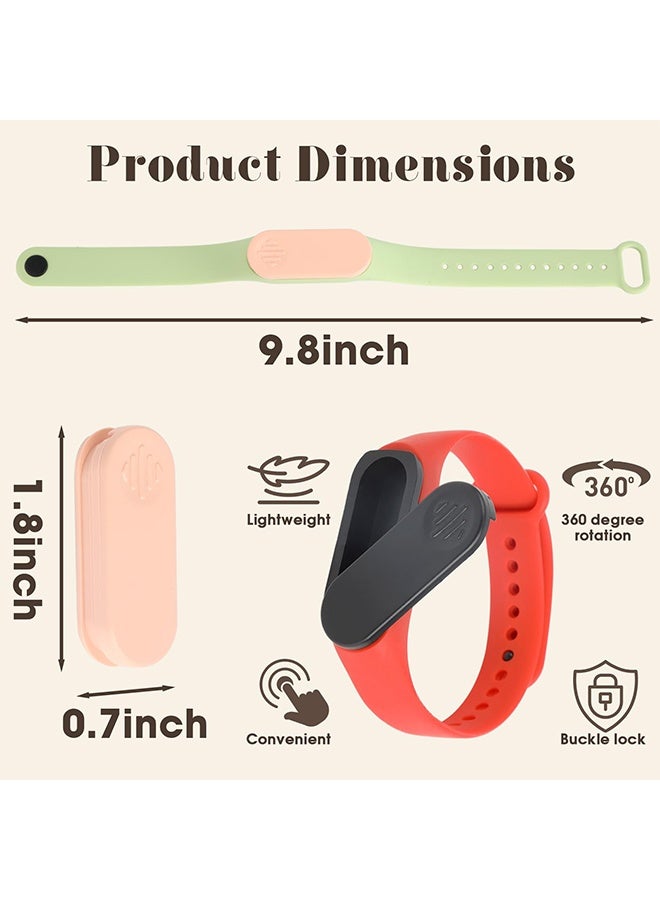 2 Pcs Wristband Pill Box Set with Adjustable Straps & 360° Secure Lock, Foldable Portable Pill Organizer for Daily Medication & Travel, Compact Pocket-Sized Design - Image 2