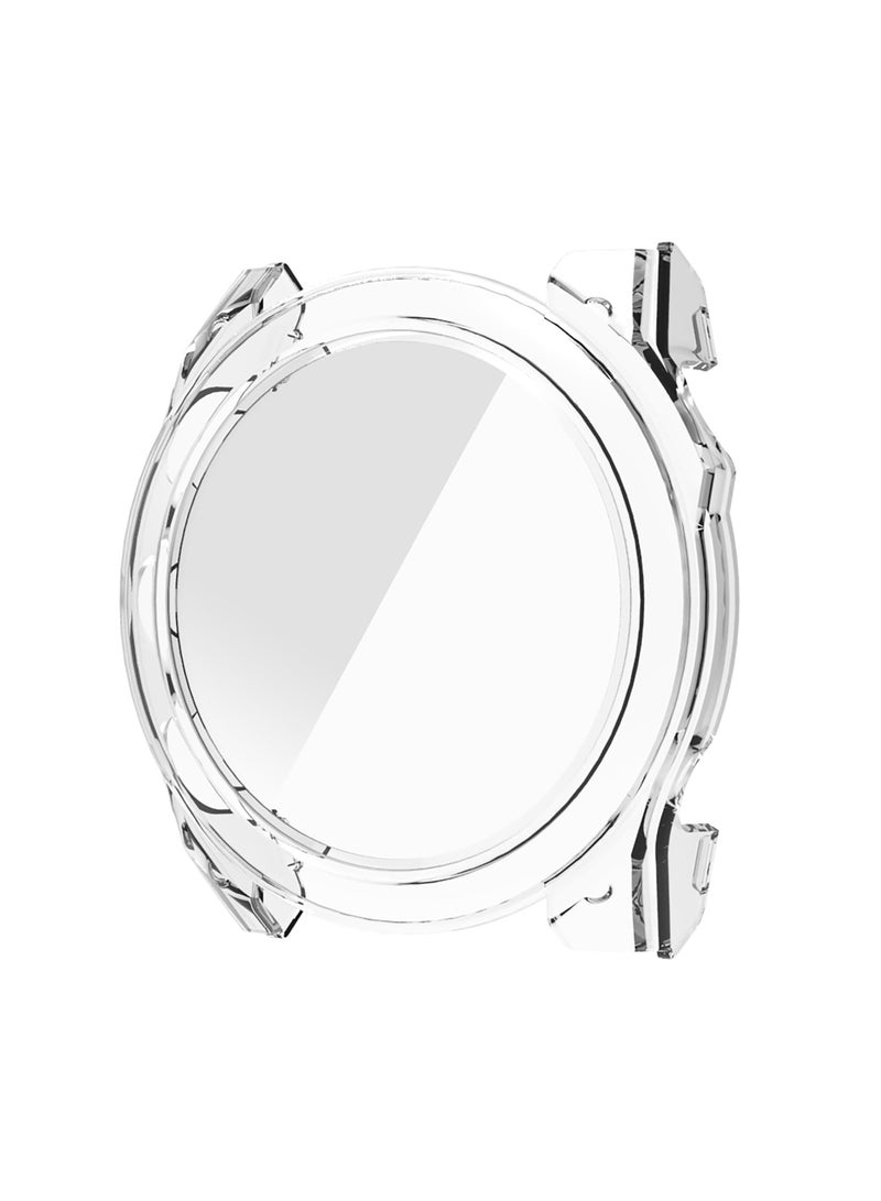 Garmin Fenix 8 51mm حماية كاملة مع غطاء الوفير PC الصلب خفف من الزجاج حامي الشاشة ( شفاف ) - Image 1