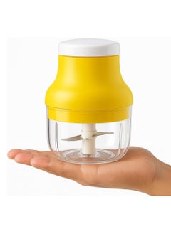 Plan A Portable Mini Electric Garlic Masher – Multifunctional Vegetable Chopper, Wireless One-Button Food Processor, USB Charging, Easy to Clean, Suitable for Garlic, Onion, Fruit, Nuts, Baby Food-100ml  - Image 1