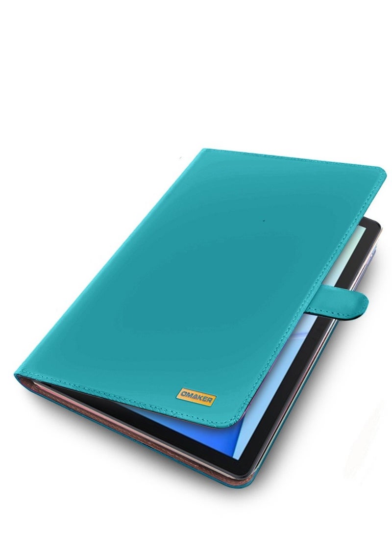 OMAKER جراب ذكي عالي الجودة من الجلد مع حامل مغناطيسي لجهاز Xiaomi Pad 6 / Pad 6 Pro مقاس 11 بوصة 2023 - أزرق محيطي - Image 4