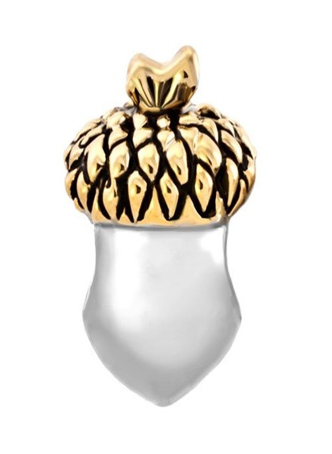 MiiFort Acorn Nut Good Fortune Charm Compatible with Pandora Bracelets Necklaces Pendants Oak Trees Lucky Prosperity Youthfulness - Image 2